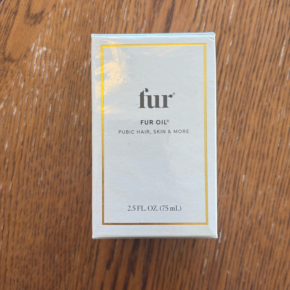 Fur Oil for pubic hair and skin - sealed unopened package